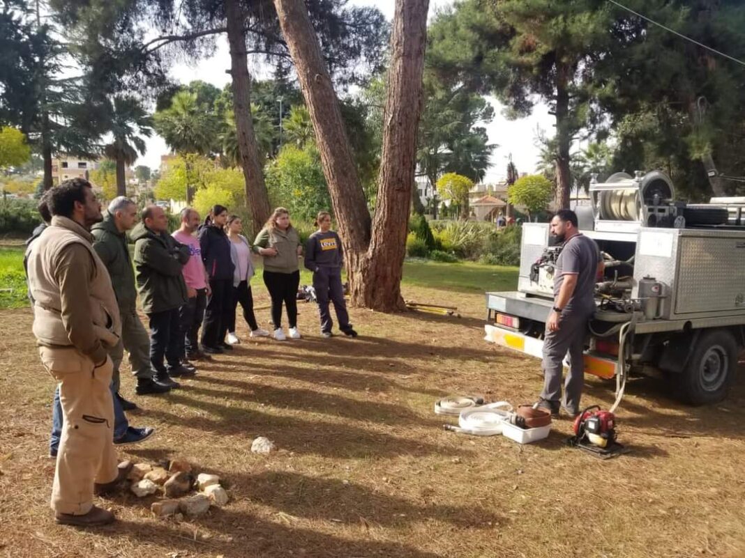 دورات تدريبية لإستخدام المعدات للحد من نشوب الحرائق في حوش موسى -عنجر دورات تدريبية لإستخدام المعدات للحد من نشوب الحرائق في حوش موسى -عنجر