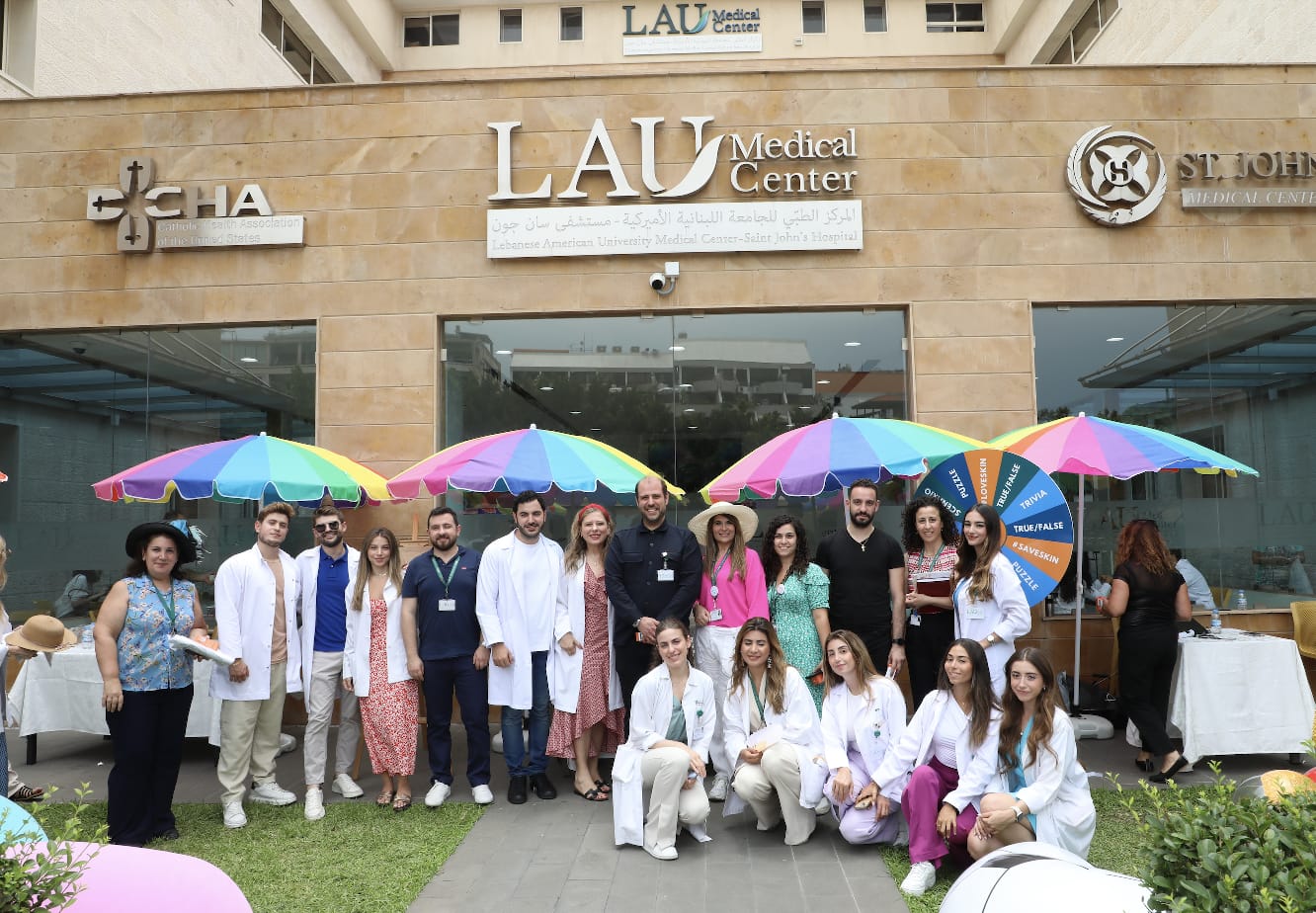 يوم توعوي حول سرطان الجلد في المركز الطبي للجامعة اللبنانية الأميركية – مستشفى سان جون يوم توعوي حول سرطان الجلد في المركز الطبي للجامعة اللبنانية الأميركية – مستشفى سان جون
