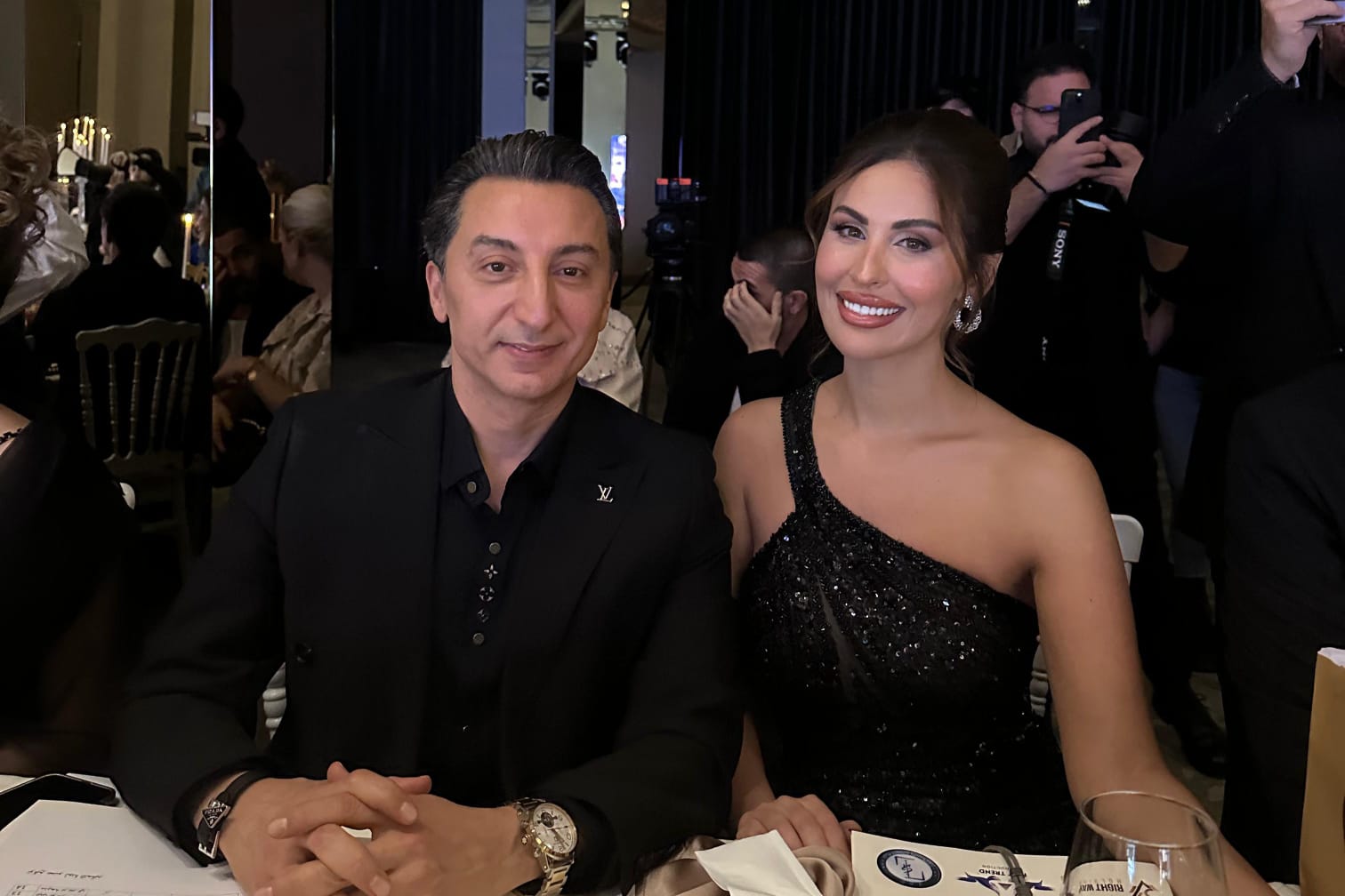 النجمة مي سليم تتألق من تصاميم المبدع ماهر غلاييني في حفل انتخاب ميس اراب وارلد يوروب النجمة مي سليم تتألق من تصاميم المبدع ماهر غلاييني في حفل انتخاب ميس اراب وارلد يوروب