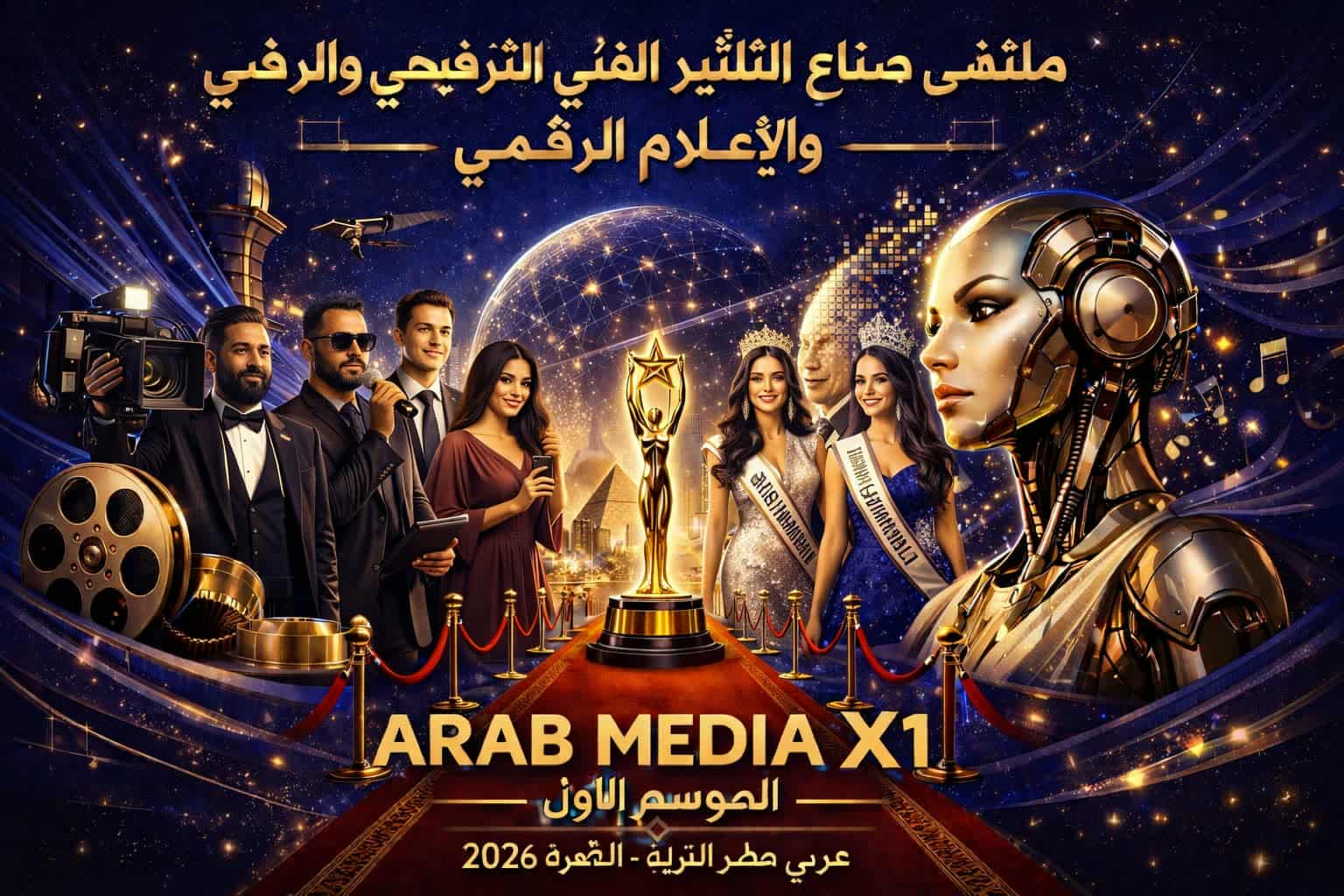 القاهرة تستعد لاحتضان أكبر ملتقى عربي لصنّاع الإعلام والفن والترفيه الرقمي القاهرة تستعد لاحتضان أكبر ملتقى عربي لصنّاع الإعلام والفن والترفيه الرقمي