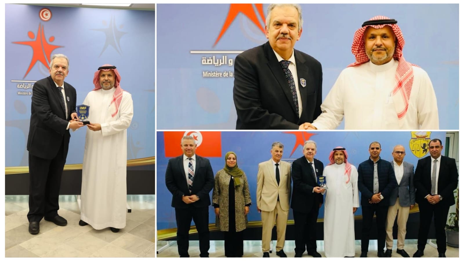 وزير الرياضة التونسي يستقبل رئيس الاتحاد الدولي ويؤكد دعم تطوير كرة القدم المصغرة وزير الرياضة التونسي يستقبل رئيس الاتحاد الدولي ويؤكد دعم تطوير كرة القدم المصغرة
