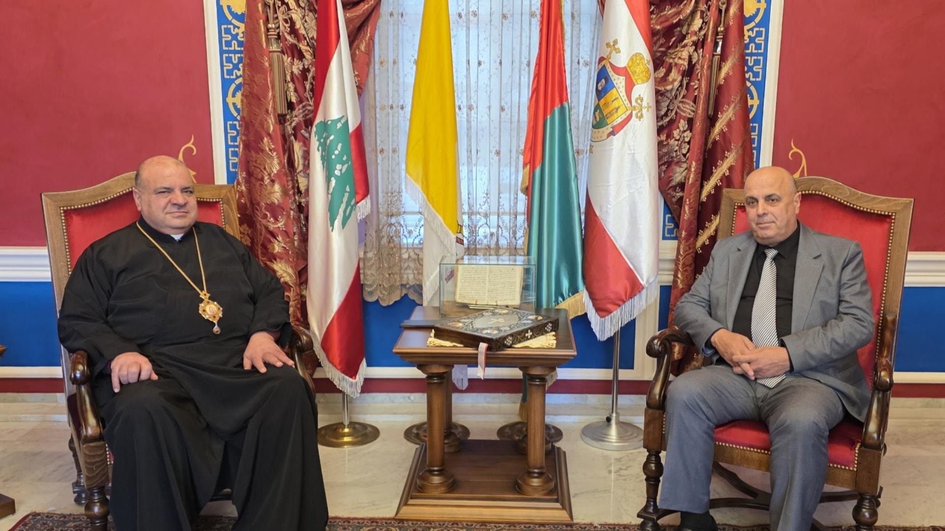 المطران ابراهيم اطّلع على أوضاع الصناعة والصناعيين من وفد تجمع الصناعيين في البقاع المطران ابراهيم اطّلع على أوضاع الصناعة والصناعيين من وفد تجمع الصناعيين في البقاع