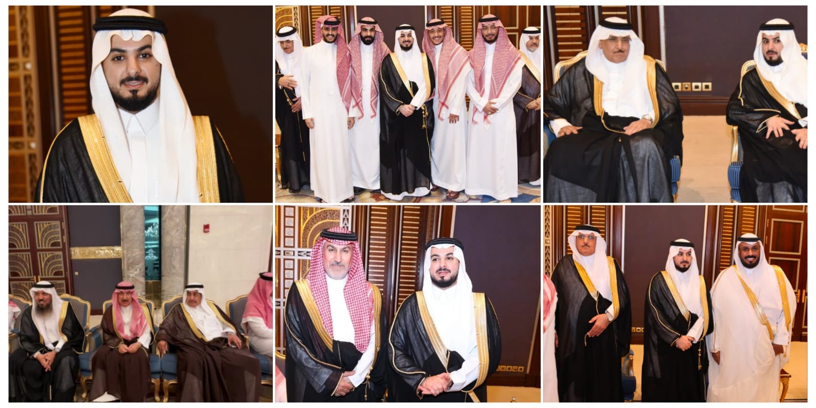أمراء ووزراء ومسؤولين يهنئون سند بن ربيع القثامي بحفل زواجه أمراء ووزراء ومسؤولين يهنئون سند بن ربيع القثامي بحفل زواجه