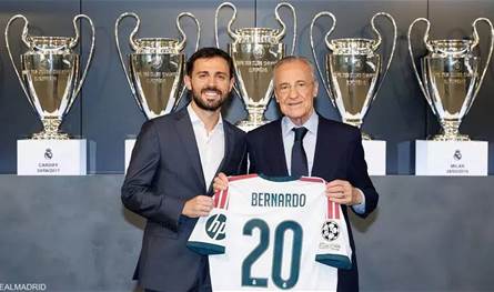 برناردو سيلفا مدريدي رسمياً بعقد حتى 2028