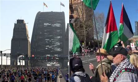 غضب واحتجاجات في أستراليا بعد مشاركة جنود إسرائيليين في ماراثون سيدني غضب واحتجاجات في أستراليا بعد مشاركة جنود إسرائيليين في ماراثون سيدني