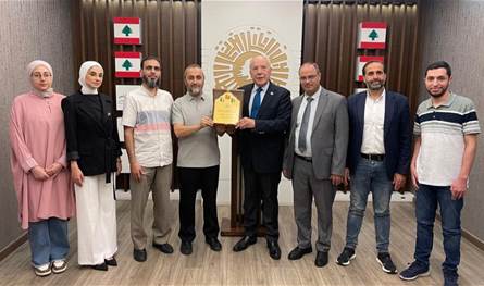 دبوسي يبحث مع وفد المعهد العالي للدكتوراه التعاون بين الجامعة اللبنانية ومختبرات غرفة طرابلس الكبرى دبوسي يبحث مع وفد المعهد العالي للدكتوراه التعاون بين الجامعة اللبنانية ومختبرات غرفة طرابلس الكبرى