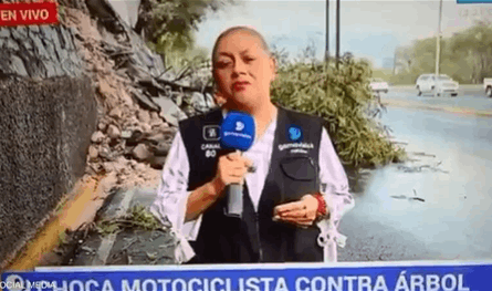 على الهواء مباشرة.. سيارة تدهس مراسلة ومصوراً على الهواء مباشرة.. سيارة تدهس مراسلة ومصوراً